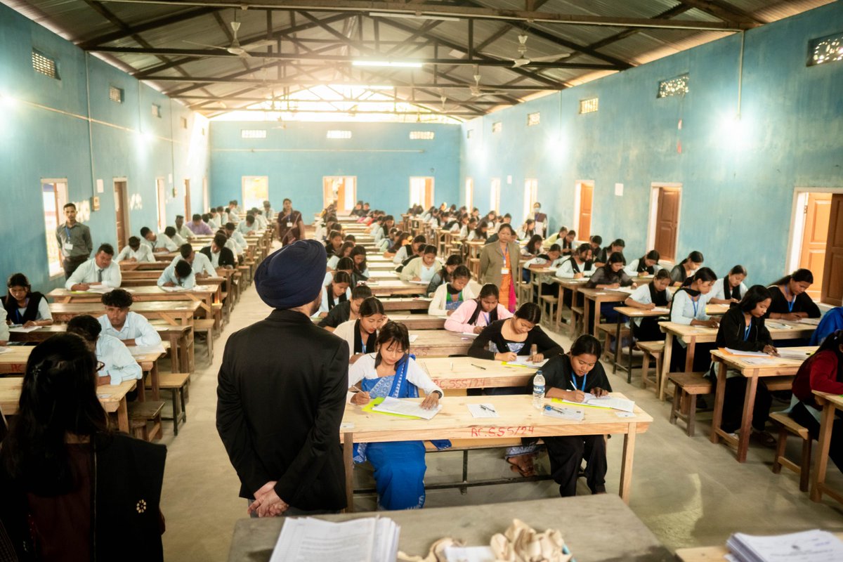 In view of the HSLC and H.S. Final examination, Dr. <a href="/SadnekSingh/">Sadnek Singh, IAS</a>, IAS, DC, Udalguri, visited and reviewed the readiness of various schools. Sharing his visit to Udalguri Girls Higher Secondary School on 12.02.2024