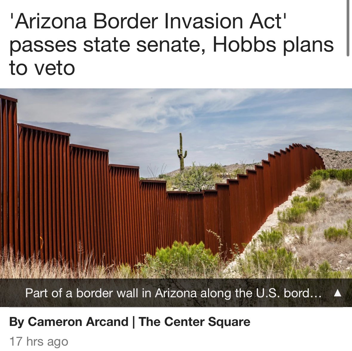 I recognize that Arizona is becoming a pipeline for child trafficking, human trafficking, drug trafficking, and crime, all due to that wide open border. That's why I ran for Governor with the strongest border plan this country has ever seen. @KatieHobbs has no plan She has