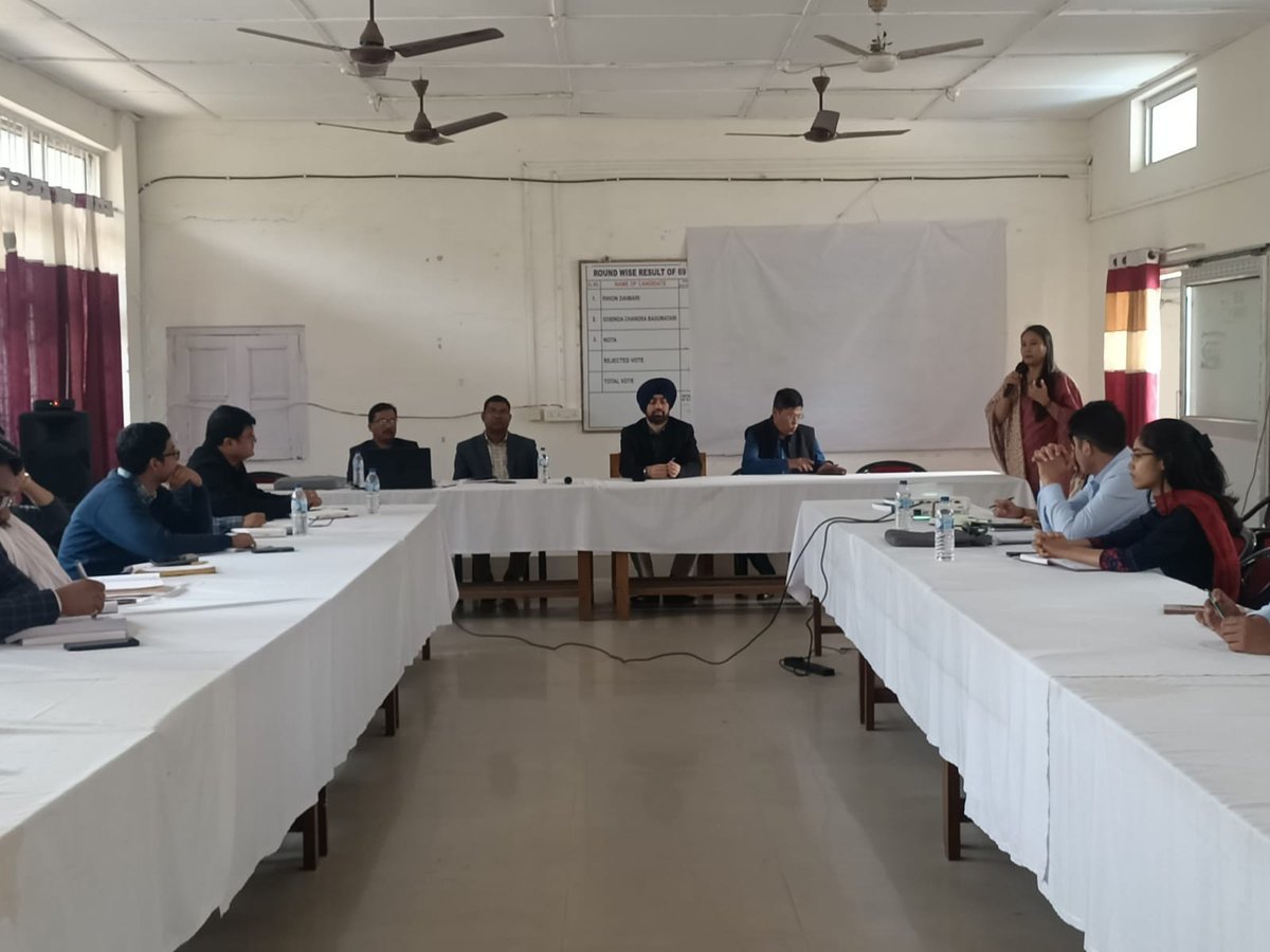 An initiative of the District Commissioner Dr. @SadnekSingh, IAS, a day-long training on Election management along with hands on experience on EVM operations was held for all Magistrates of Udalguri district including the ADCs and Circle Officers on 13/02/2024.