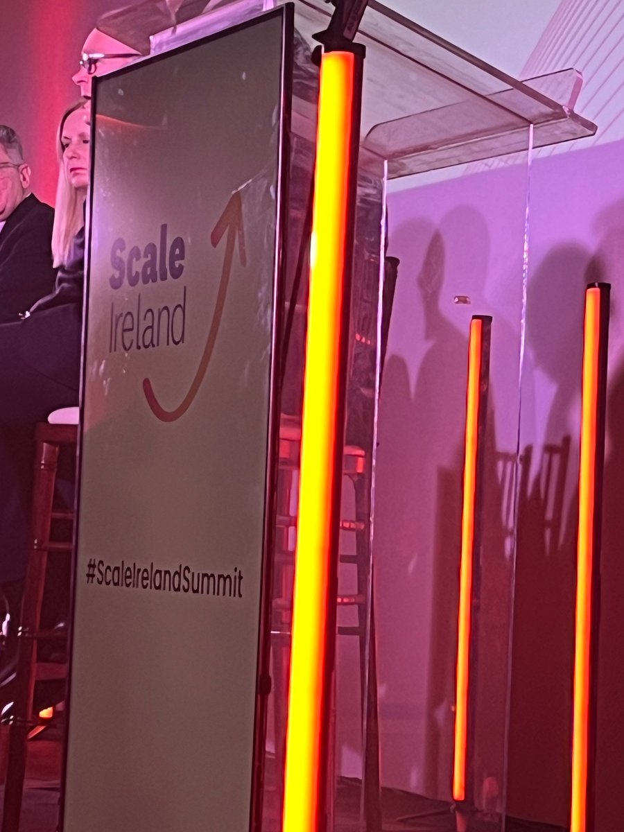 Brilliant to join @ScaleIreland at their Regional Start Up summit hosted University of Limerick . Tremendous buzz in room…focused on progressing our entrepreneurship and start up community #ScaleIrelandSummit