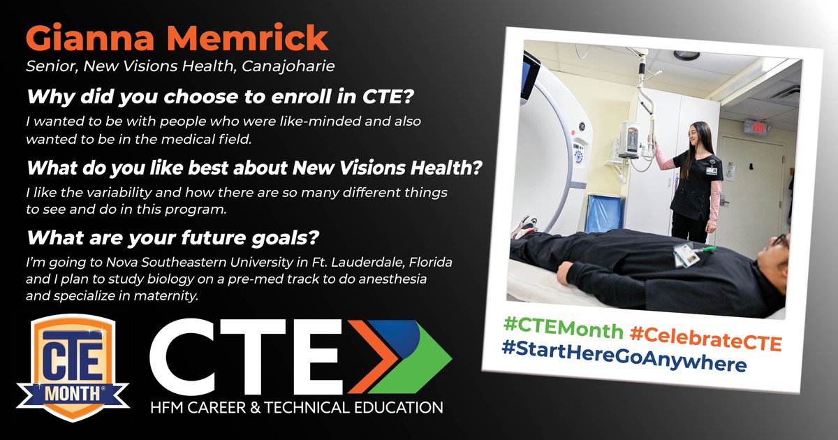 HFM BOCES (@hfmboces) on Twitter photo Gianna from <a href="/CanajoharieCSD/">Canajoharie CSD</a> is today's highlight for Career and Technical Education Month.
#CTEMonth #CelebrateCTE #StartHereGoAnywhere
<a href="/NYSED/">Edinson Velandia</a>
<a href="/NYSACTE/">NYSACTE</a> Gianna from <a href="/CanajoharieCSD/">Canajoharie CSD</a> is today's highlight for Career and Technical Education Month.
#CTEMonth #CelebrateCTE #StartHereGoAnywhere
<a href="/NYSED/">Edinson Velandia</a>
<a href="/NYSACTE/">NYSACTE</a>