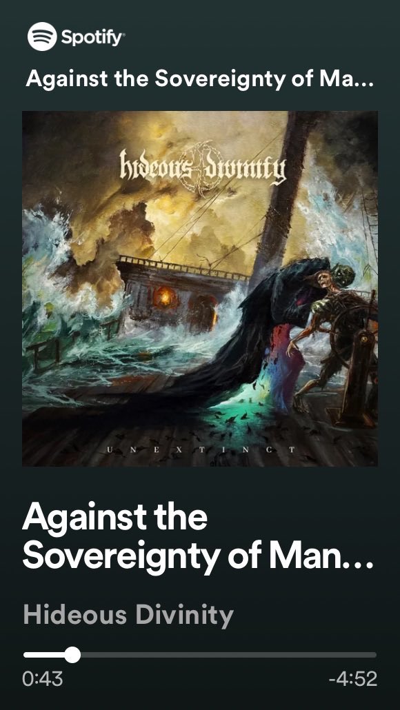 ORIGIN_Mike8's tweet image. #HideousDivinity open.spotify.com/track/19w8nDUx…