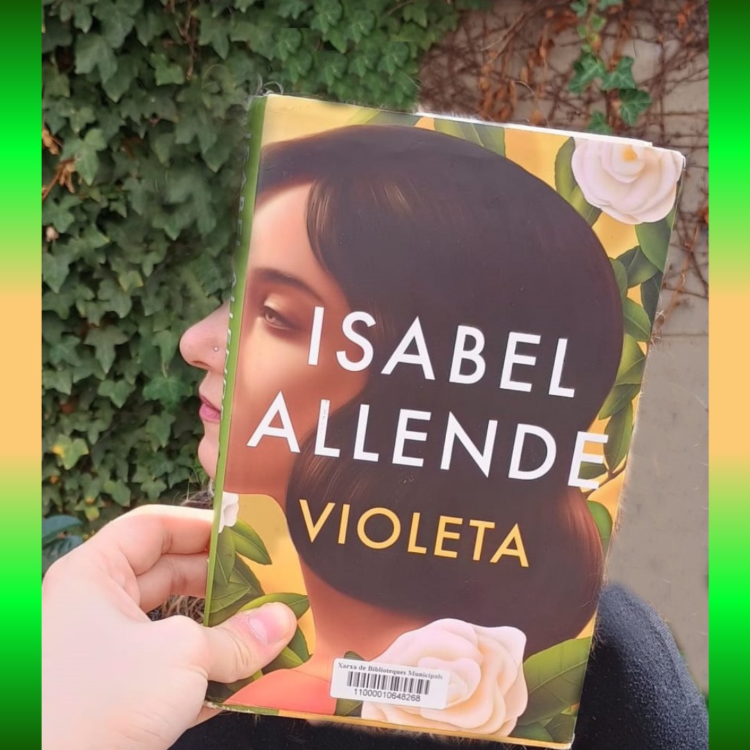 Es va acabant la setmana i ens encanta que sigui amb un #bookfacefriday Avui amb 'Violeta' d'Isabel Allende. 👉aladi.diba.cat/record=b205858…