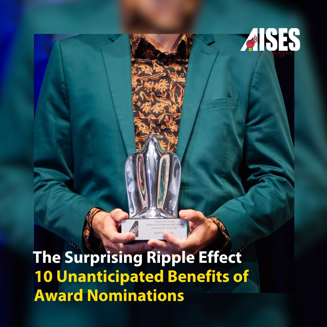 🏆 Discover the 10 Ripple Effects of award nominations! Boost morale, enhance team spirit, and more. Nominate for AISES Professional of the Year Award in the link in our bio! 🌟