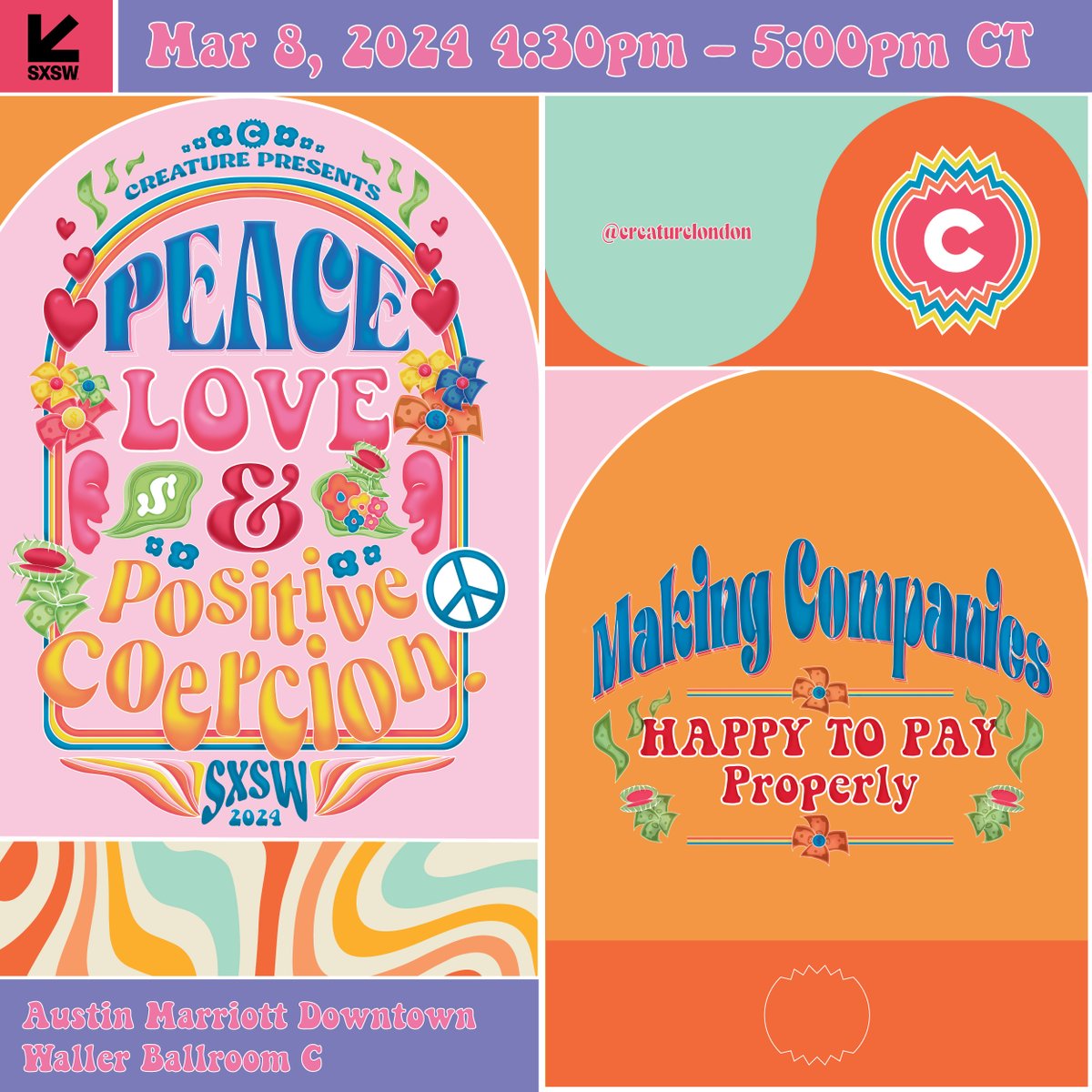 Heading to @sxsw next month? Come join us as we talk about positive coercion: societal change where no arms are twisted and how it led to hundreds of businesses paying their people more. bit.ly/48ZG47a