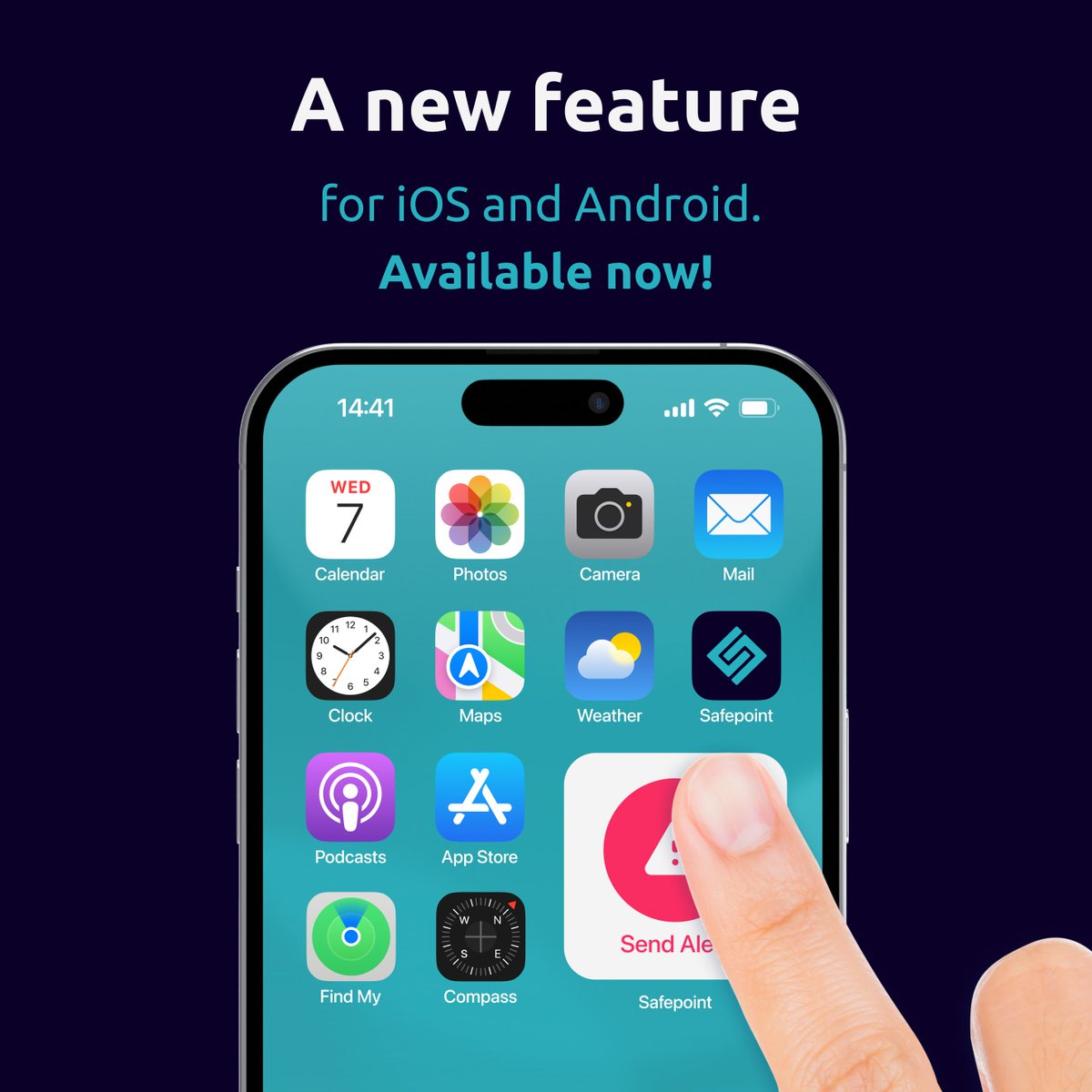 🚨 NEW SAFETY #FEATURE 🚨

Send an emergency alert with just one tap from your home screen or lock screen with our brand-new alert widgets. 📱 🔴

These new one-tap alerts will help workers get the help they need more quickly! ⚡ 🚑

Learn more at: safepointapp.com/safepoint-news…