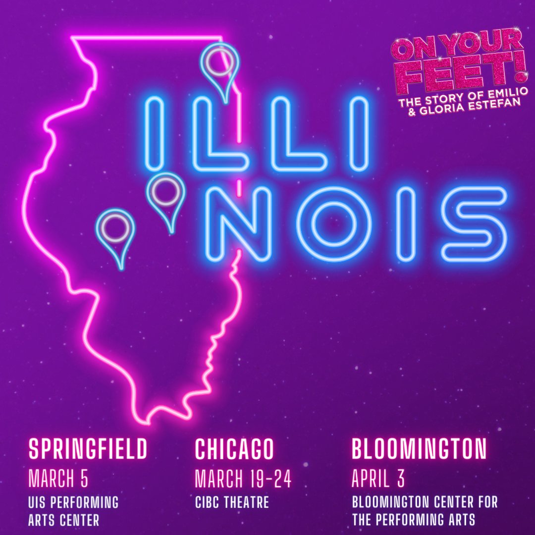 GET ON YOUR FEET, IL! We’re headed to three stops in Illinois on our tour! 💃 Will we see you there? Comment below!

🎟️Get your tickets today at onyourfeetmusical.com 

#onyourfeet #onyourfeetbway #onyourfeettour #tradicion