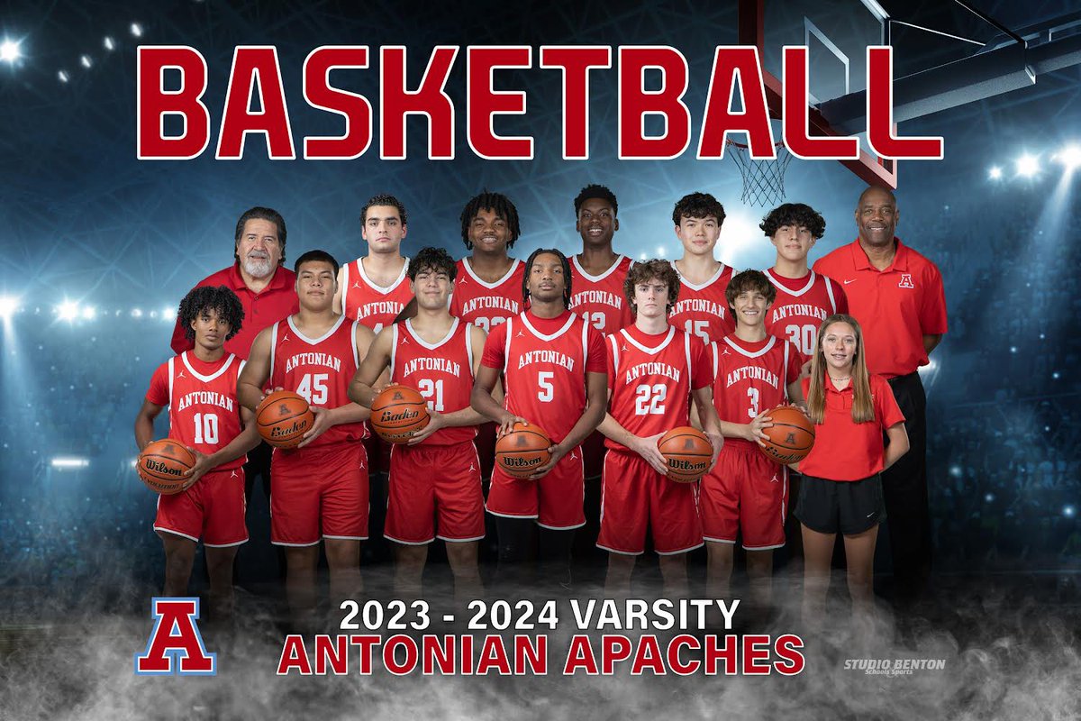 RudyJBernal1's tweet photo. The Antonian Apaches will play their Regional Final game this Saturday at 1:00 at Antonian Gym. The Apaches will host Addison Trinity Christian HS. https://t.co/k9UXJYMVSK