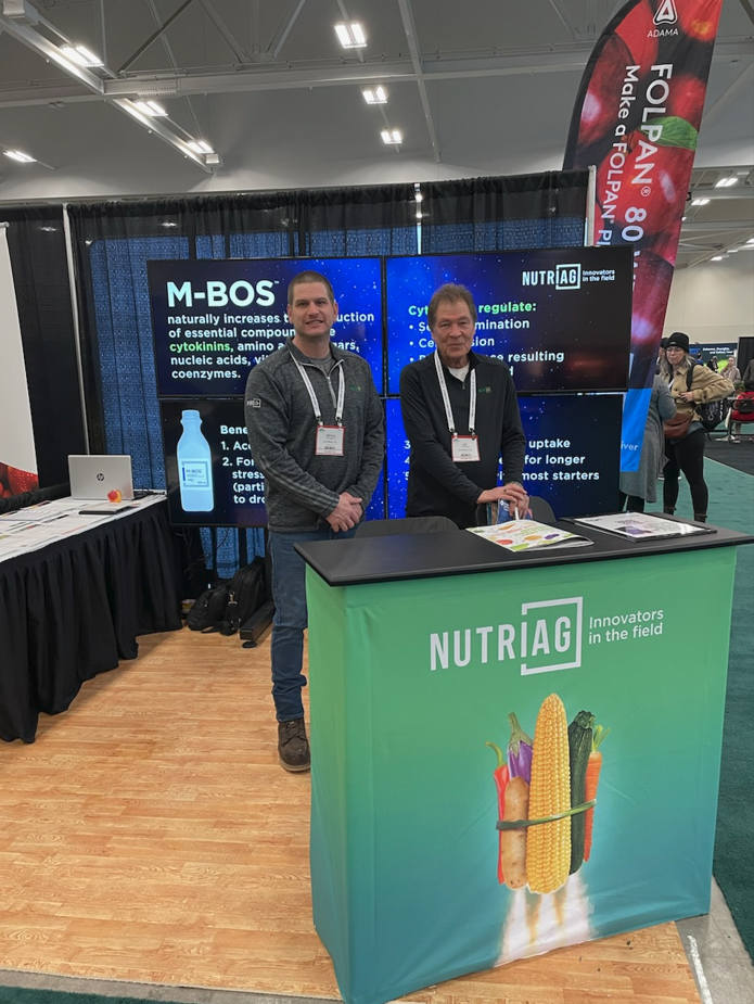 Joe & Bryan, ready for Day 2 of the #OFVC. We have been overwhelmed with the amazing response to M-BOS, our new Biological Plant Growth Stimulant. Growers can receive of a FREE  Jug of Disclose pH water conditioner with a purchase of 5 bottles of M-BOS. nutriag.com/m-bos-promotion