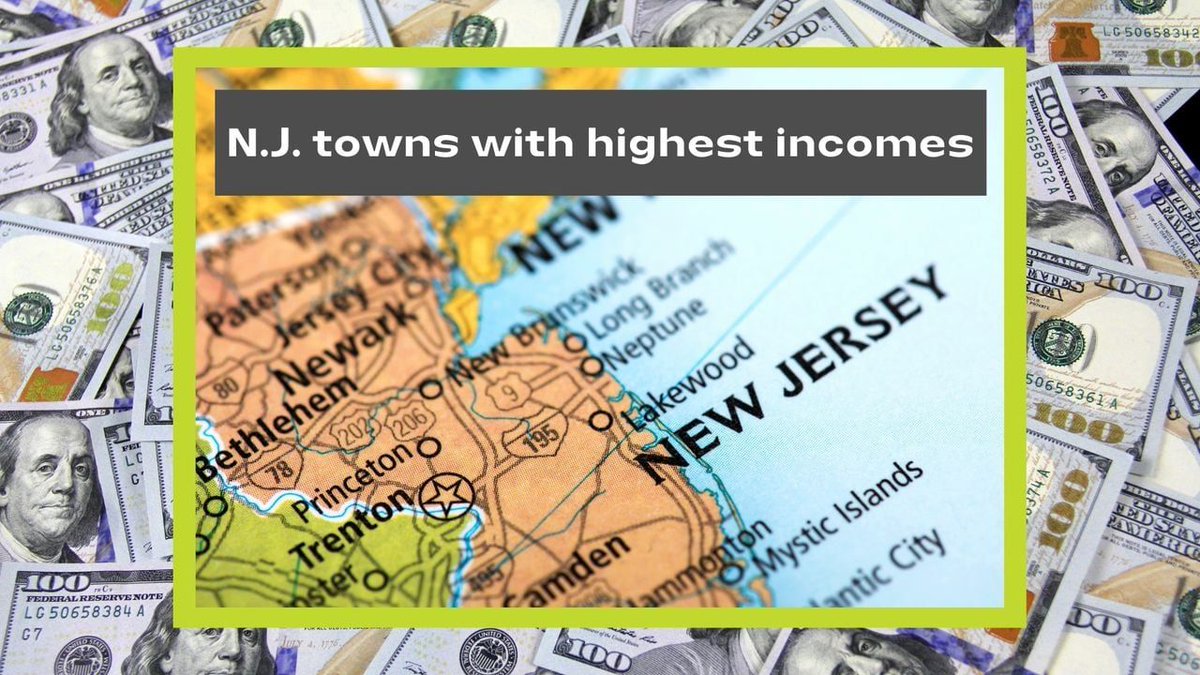 New rankings!
These 21 towns have highest incomes in each N.J. county. See full rankings. 
Did your town make the list?
buff.ly/49J68UO 
#nj #towns #incomes #news #highestincomes #njcounty