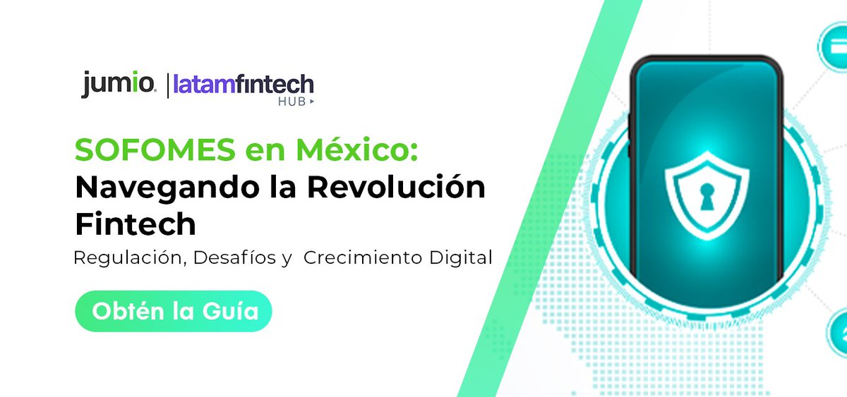 latamfintechhub's tweet image. ¡Guía para #SOFOMES: Navegando la Revolución Fintech en México! 🤓 🌮

¿Tu #SOFOM está preparada para el futuro?

Descarga la guía completa de Jumio Corporation y descubre cómo la innovación tecnológica puede ayudarte a:

🔎 Cumplir con los estándares regulatorios.
📈 Desbloquear…
