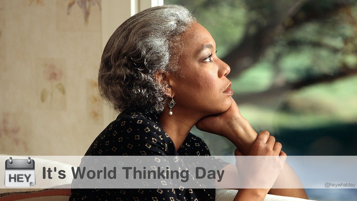 It's World Thinking Day! 
#Think #WorldThinkingDay #ThinkingDay