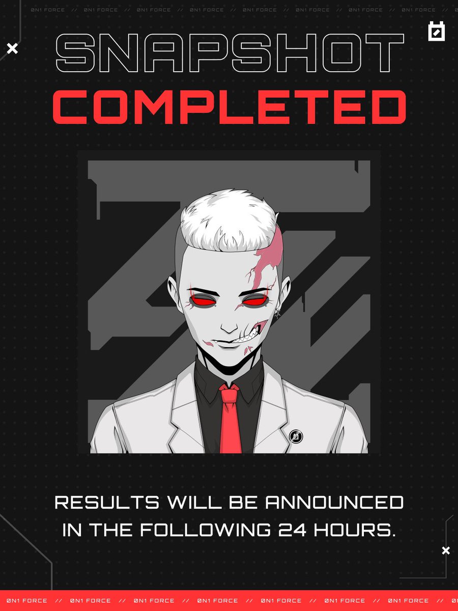 📸 SNAPSHOT has been taken!

Results announced in 24 hours ✅
