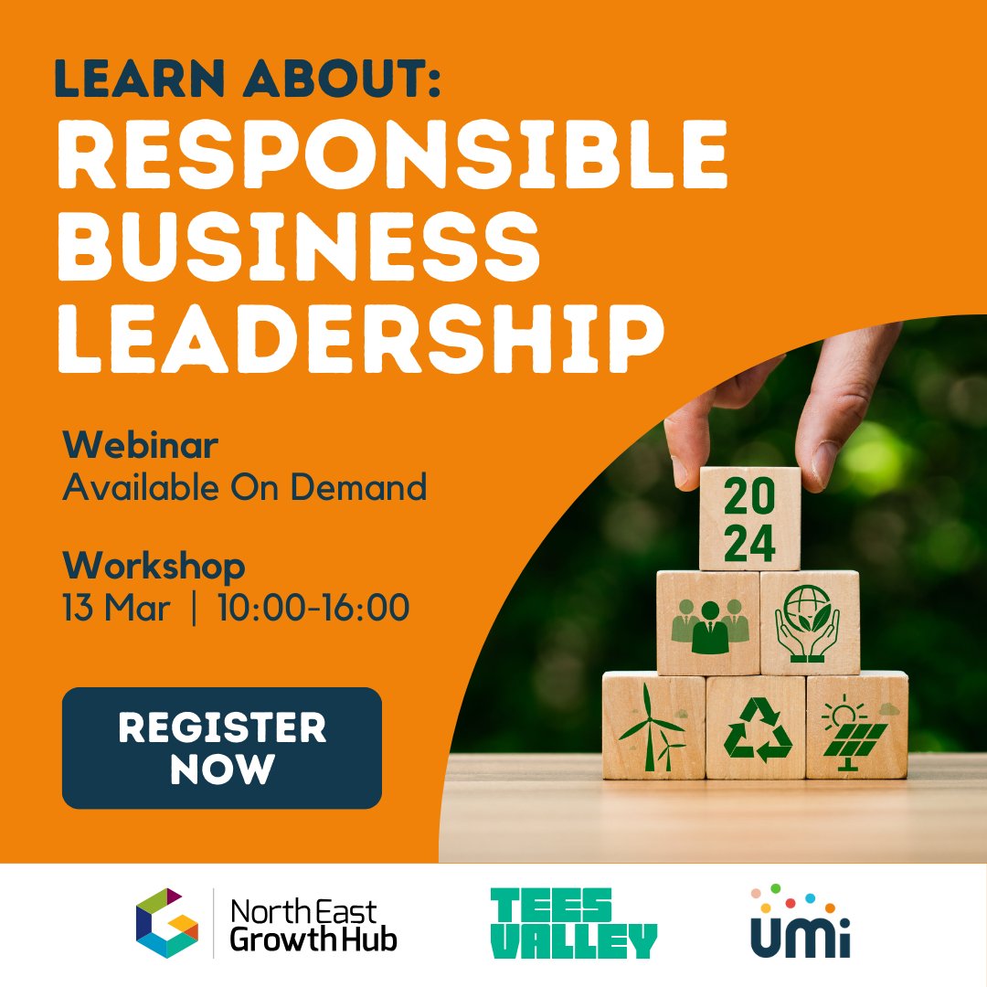 WE ARE UMi (@weareuminetwork) on Twitter photo Elevate your business with a fully funded workshop series by <a href="/GrowthHubNE/">Growth Hub NE</a>, Tees Valley, & <a href="/WeAreUMiNetwork/">WE ARE UMi</a>, Jan 30 - Mar 27, 2024. Learn to boost resilience, attract customers, & be a responsible business.
Register π ow.ly/oFjK50QqZ8b
<a href="/northeastlep/">North East LEP</a>
<a href="/TeesValley_Biz/">Business Tees Valley</a> Elevate your business with a fully funded workshop series by <a href="/GrowthHubNE/">Growth Hub NE</a>, Tees Valley, & <a href="/WeAreUMiNetwork/">WE ARE UMi</a>, Jan 30 - Mar 27, 2024. Learn to boost resilience, attract customers, & be a responsible business.
Register π ow.ly/oFjK50QqZ8b
<a href="/northeastlep/">North East LEP</a>
<a href="/TeesValley_Biz/">Business Tees Valley</a>