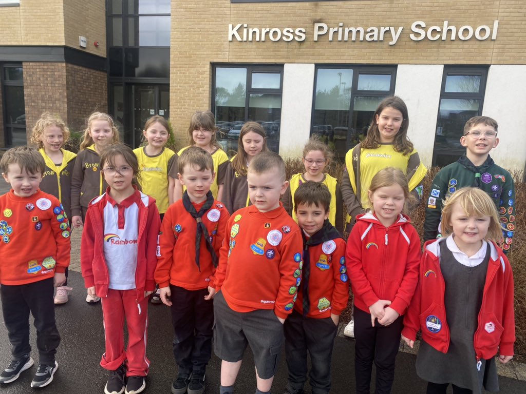 KinrossPrimaryS's tweet photo. We had lots of children dressed for ‘thinking day’ today and able to reflect on what they learn from the groups they attend. #wellbeing https://t.co/rqDLmTfn3H