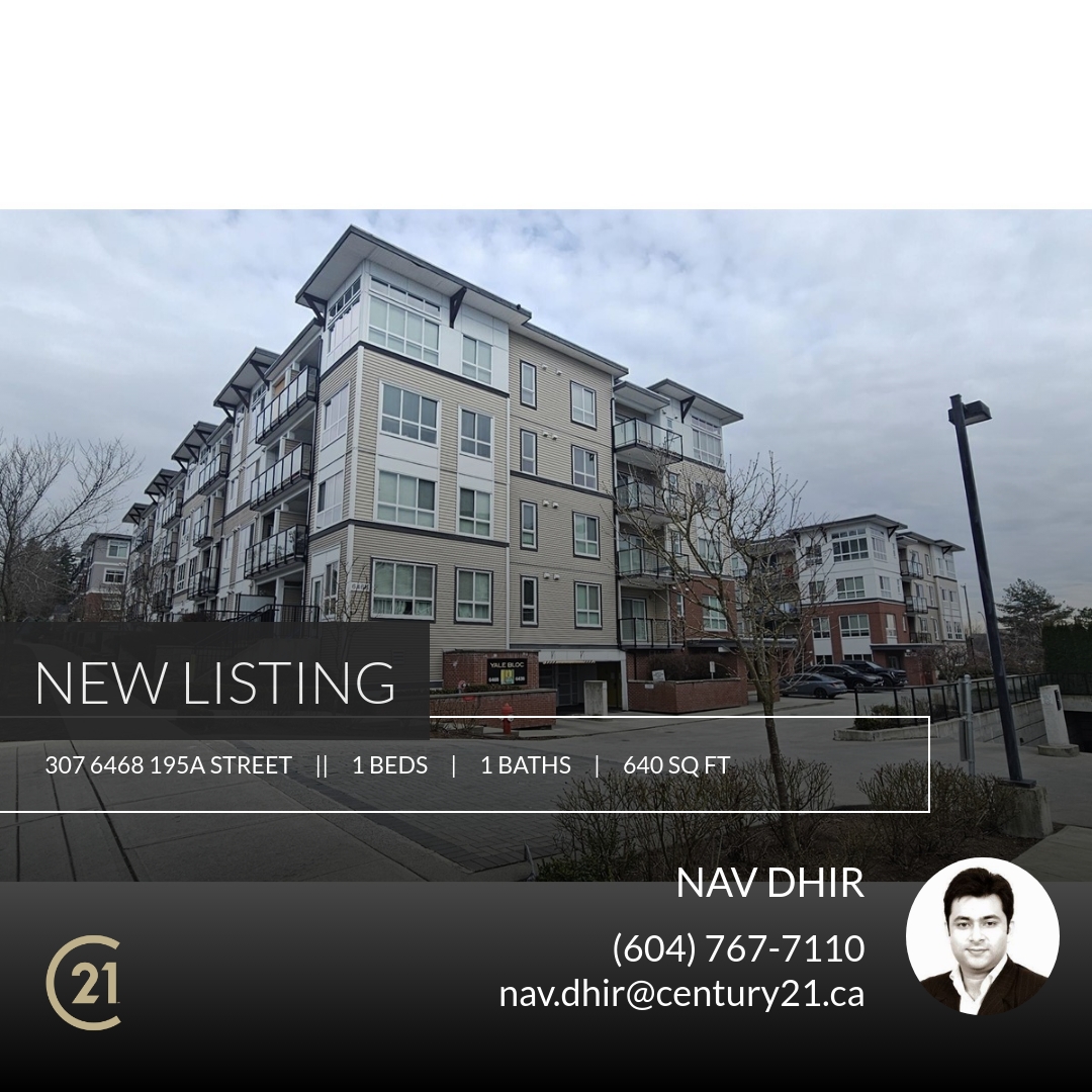 DhirNav's tweet image. 📍 New Listing 📍 Take a look at this fantastic new property that just hit the market located at 307 6468 195a Street in Surrey. Reach out here or at (604) 767-7110 for more information

Nav Dhir
Century 21 Coastal Realt... homeforsale.at/307_6468_195A_…