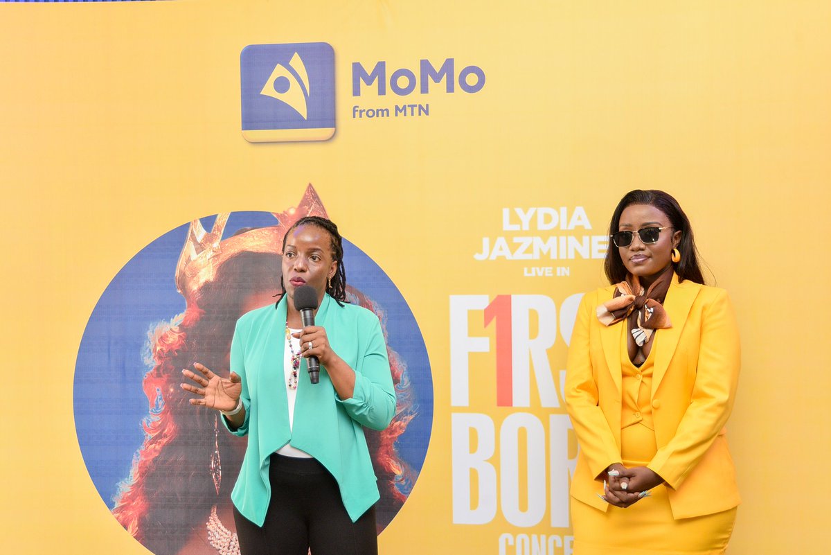 mtnmomoug's tweet photo. We welcomed @LydiahJazmine, and together we unveiled our partnership for her first ever concert!!!

MTN MoMo will also be selling tickets to the show through the #MTNMoMo app.
#JazmineInConcert 
#FirstBornConcert https://t.co/G9sK1LiBZ5