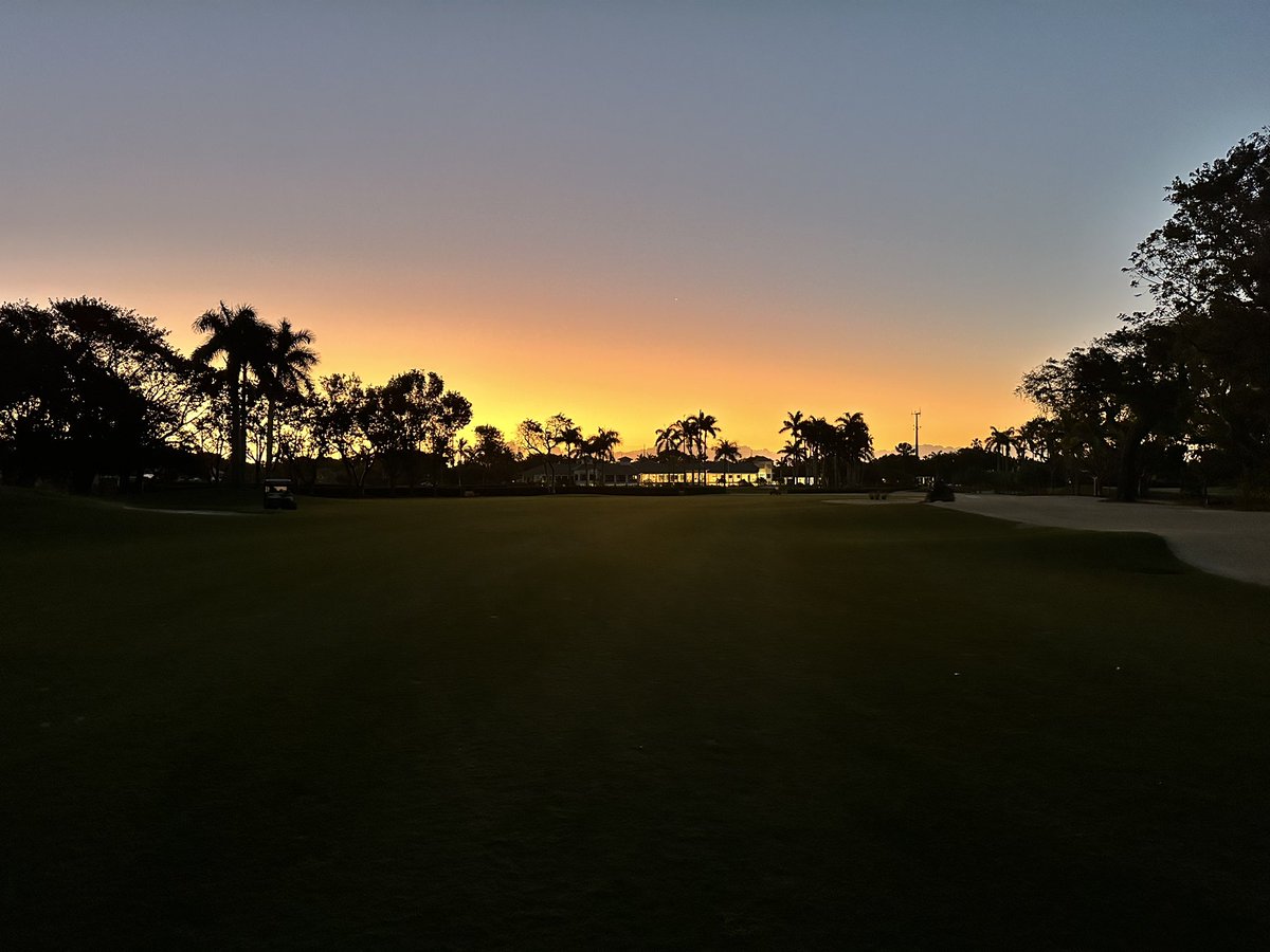 Beautiful start to the morning for the Triple Golf Classic at the #oceanreefclub!