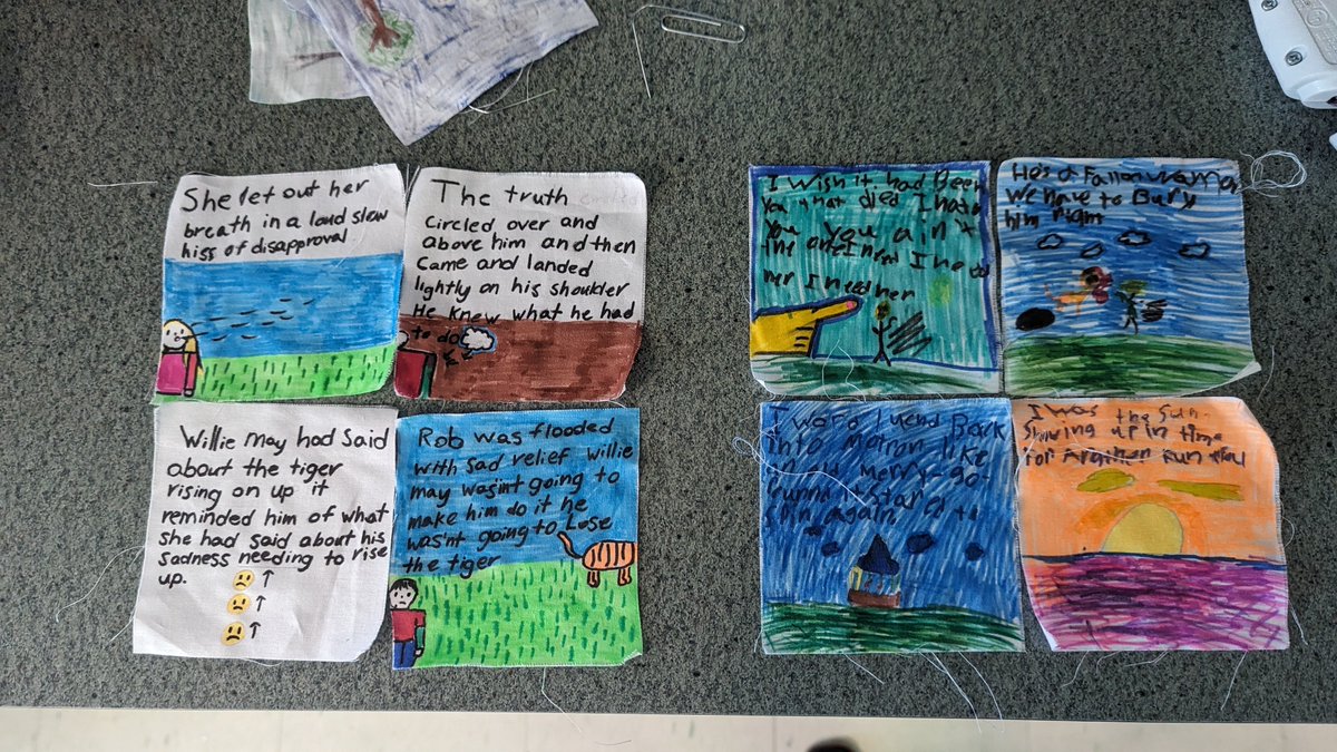 Ottersof4th's tweet photo. These kids never cease to amaze me! More quotes to add to our quilt! Stay tuned! @hce https://t.co/UVLqiY0OwD