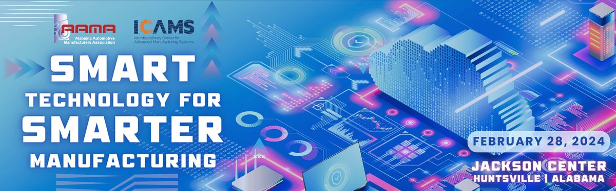 We are excited to join the <a href="/AlabamaAMA/">Alabama Automotive Manufacturers Association</a> Smart Technology for Smarter Manufacturing conference on Feb 28th! NA Account Manager Karl Randolph and President/COO <a href="/TJMitch68/">Tom Mitchell</a> will present on Industry 4.0 Integration for Manufacturing. #automotiveindustry #automotivemanufacturing 🚗💡