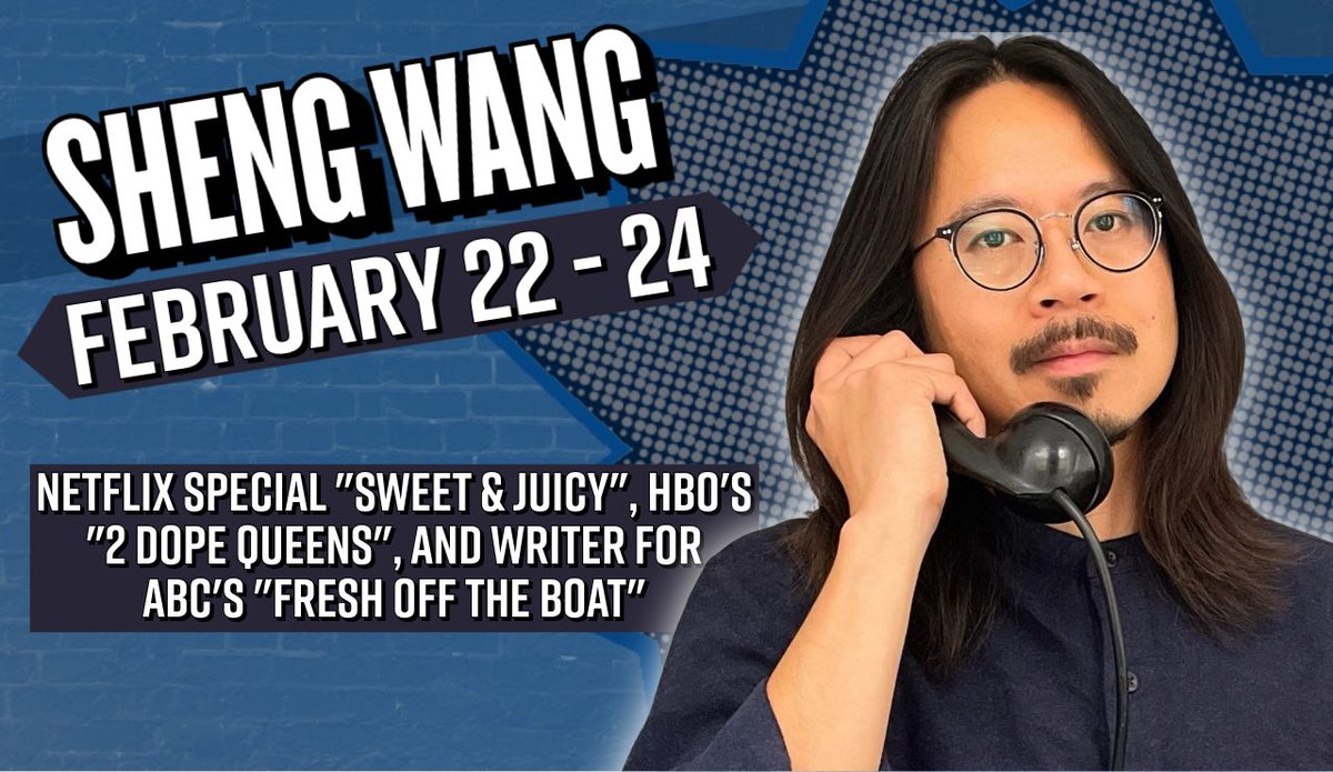 ComedyOnState's tweet image. Sheng Wang all weekend! Tickets for tonight’s added late show remain - sold out the rest of the shows!

Get after it!

madcom.club/ShengWang24