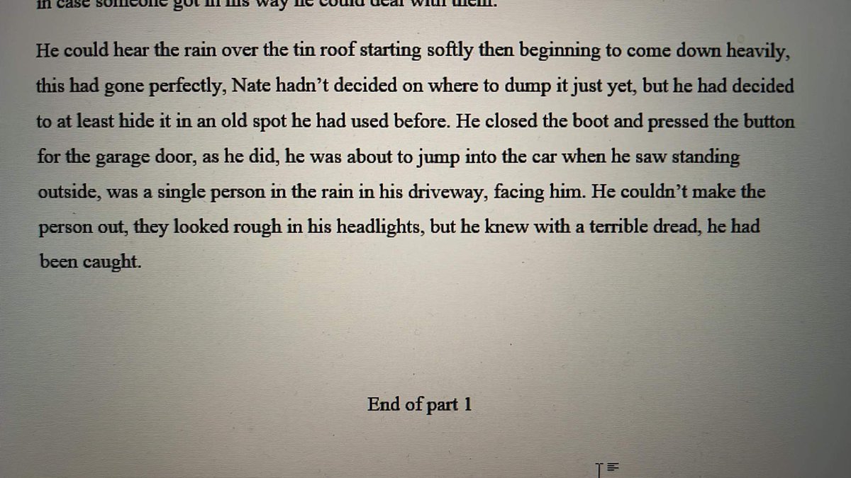 SRMcleod1's tweet photo. And thats 2000 rough words edited into the finale of part 1 of my 2nd draft #amwriting #writerslife #writerslift #edits #editing #2nddraft #WIP 😎😎😎 https://t.co/I87R6Eydjw