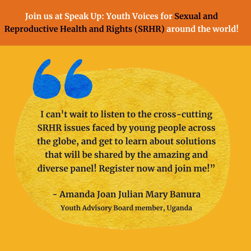 carecanada's tweet photo. Spaces are running out but there is still time to join our virtual #advocacy panel discussion &amp; breakout rooms!
 
Join us at Speak Up: #Youth voices for Sexual and #ReproductiveHealth and Rights around the world this Tuesday, February 27th at 10 am ET / 5 pm CAT / 6 pm EAT!