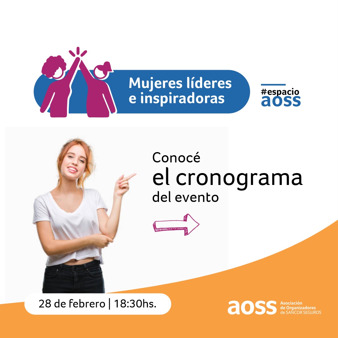 FEMSargentina's tweet photo. El 28 de febrero, Gabriela Barbeito, periodista especializada en seguros, directora y co-fundadora de FEMS participará del evento «Mujeres líderes e inspiradoras», organizado por #espacio AOSS  , la Asociación de Organizadores de @SancorSeguros . https://t.co/YXqI0BcWBV