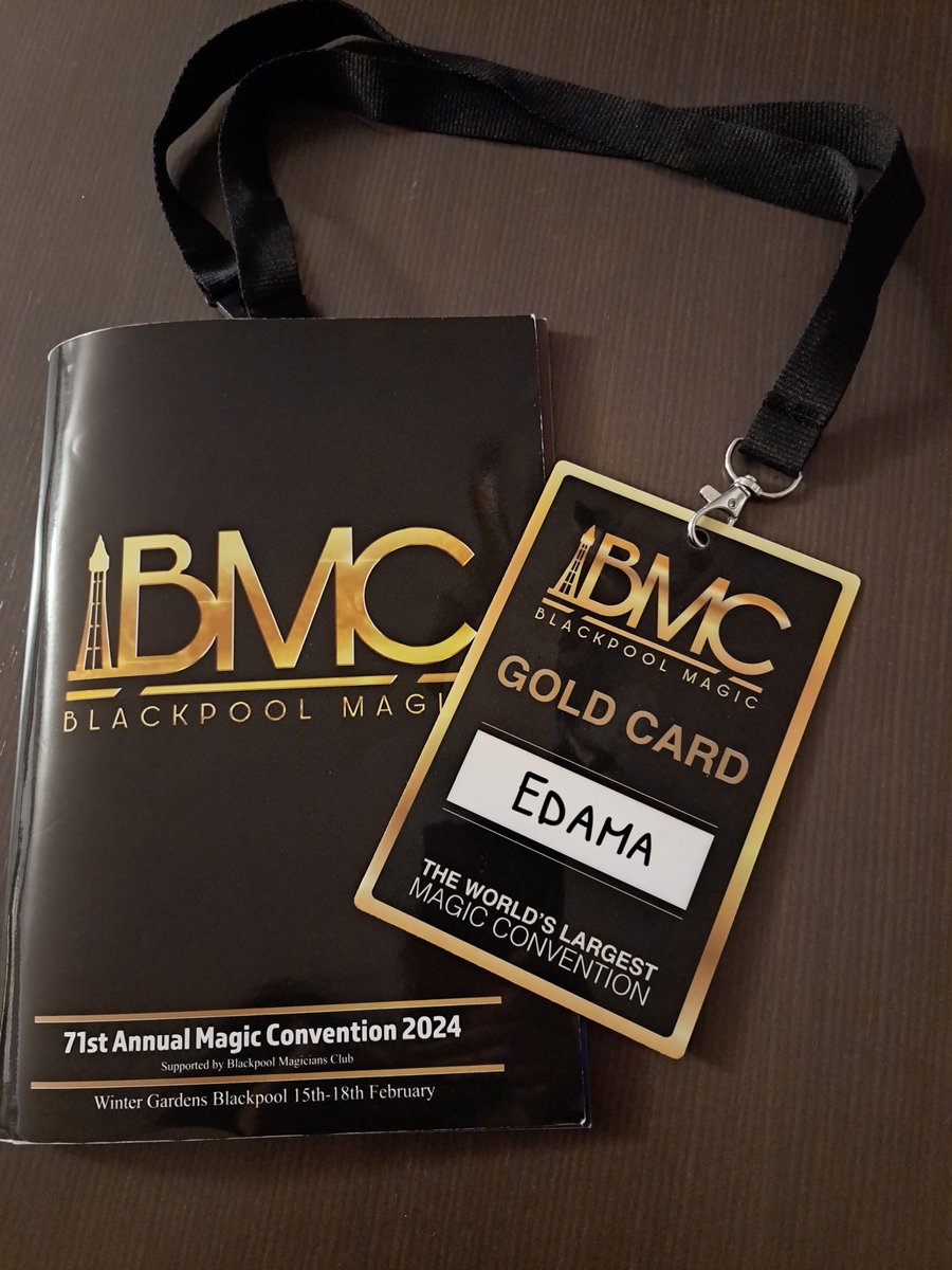 Edamagic's tweet image. La convención mágica más grande del mundo @blackpool_magic Reencuentro con amigos, haciendo nuevos y mucha magia💥