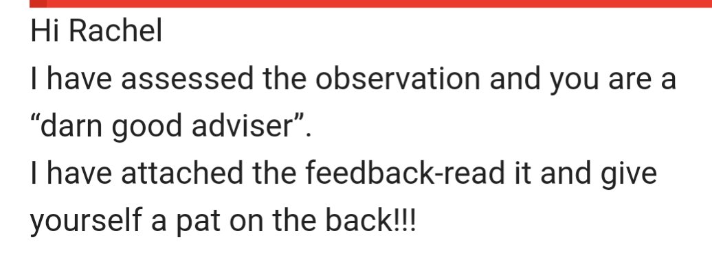 rachel_everiss's tweet photo. Sometimes you have to  give yourself a pat on the back! Today, I received confirmation I'd passed my L6 Careers Guidance. Hard work pays off, working full time, juggling life, kids, family, and giving 100% in every thing I do. I'm proud, especially when I receive this feedback ☺️ https://t.co/TXP5lR7tRz