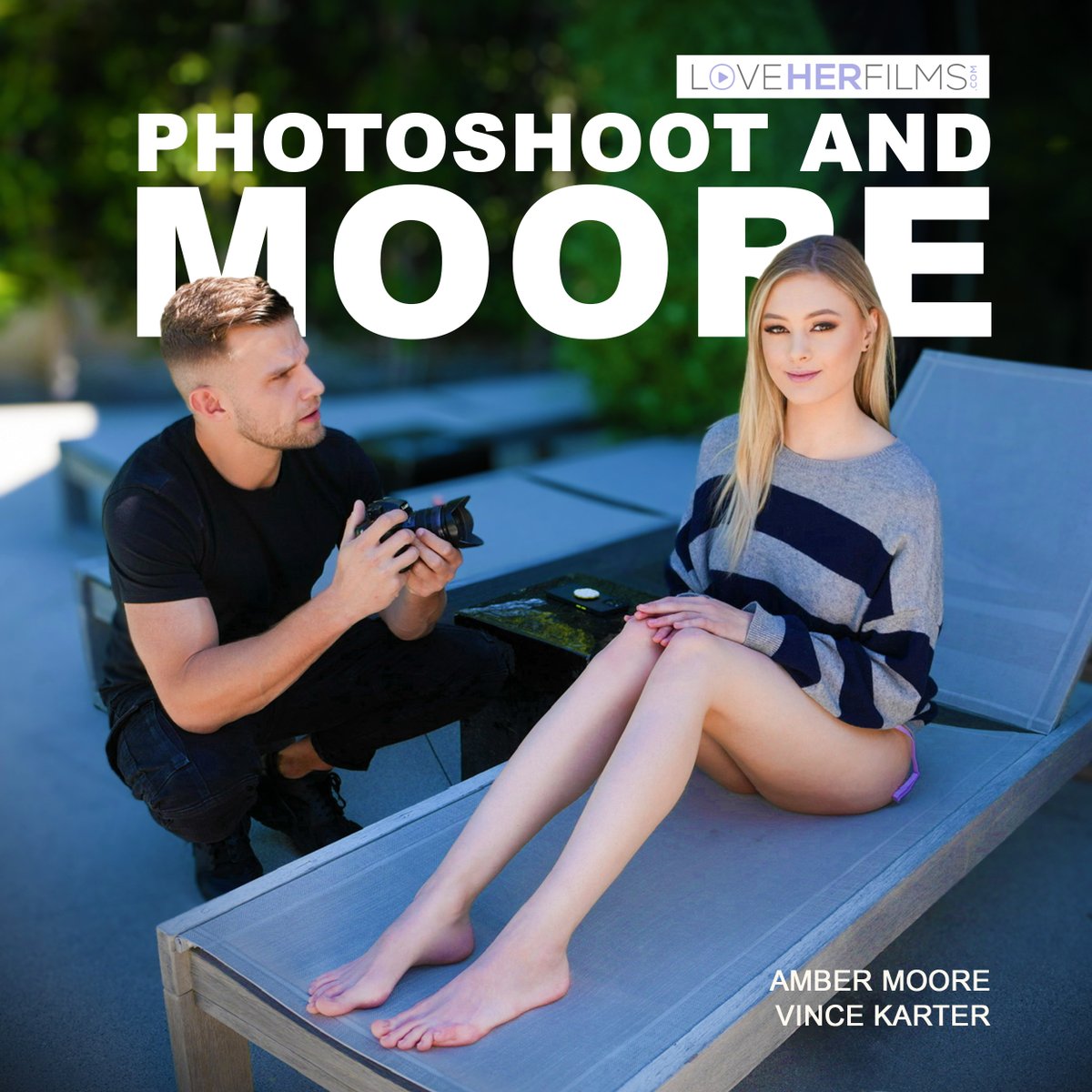 Amber Moore sets foot on Vince Karter's set to do photoshoot and 'moore'. Find out what 'moore' she got only on LoveHerFilms.com! 📸 @AmberMooreXXX @Vincexxxx @loveherfeetcom #loveherfeet #loveherfilms #ambermoore