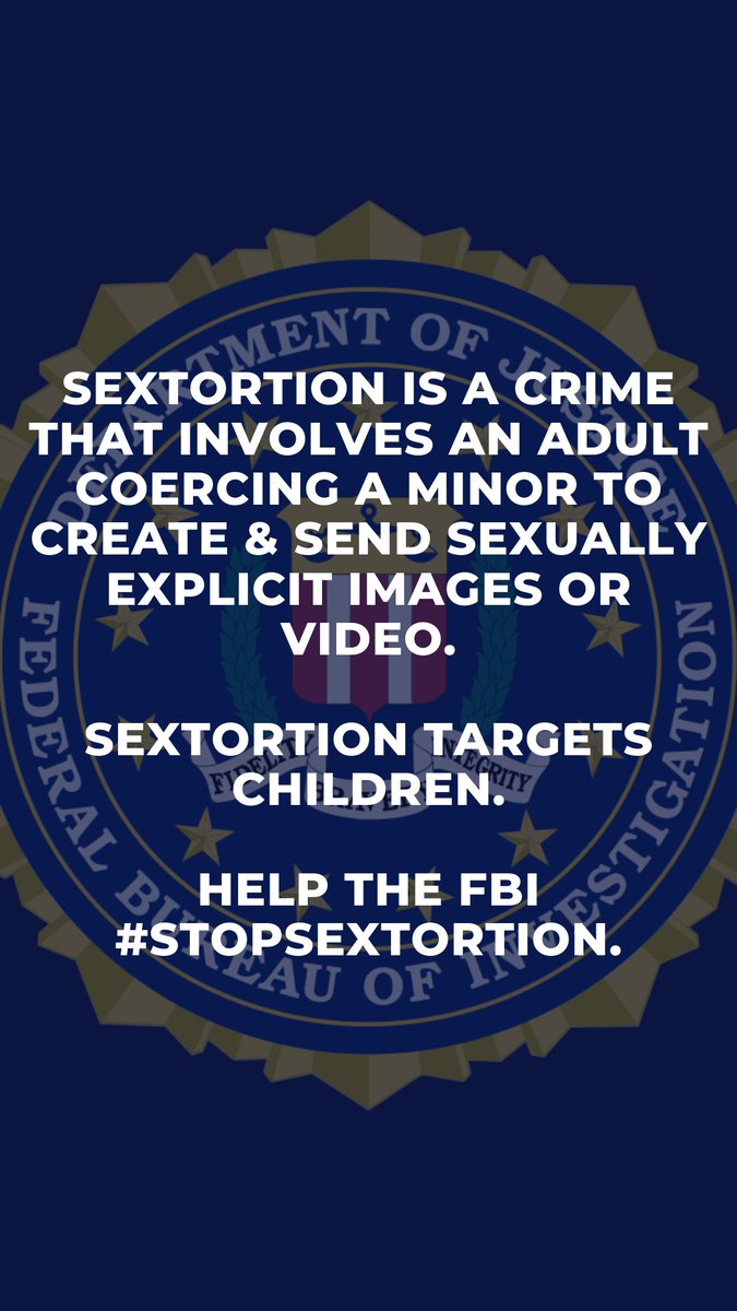 FBIPortland's tweet photo. #HappeningNow: Welcome to our Twitter chat about #sextortion. Travis and Christina are here to answer your questions. Send us your questions with #AskFBI. #StopSextortion https://t.co/2jLTnnSgjO