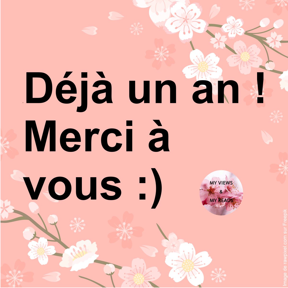 MyViewsMyReads's tweet photo. Un an que ce blog existe ! Déjà 13 articles publiés et plus d'une dizaine en préparation. Merci de me lire  :) https://t.co/7Dtp7KlkI2