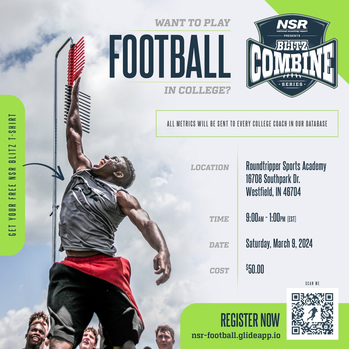 ✅@Paxton_81 is locked in for the @nsrnow Blitz Combine on March 9th! @IndianaNsr @NSRMidwest