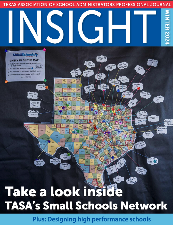 TASAnet (@tasanet) on Twitter photo Winter INSIGHT features: TASA's Small Schools Network + columns by <a href="/drgoffney/">Dr. LaTonya M. Goffney</a>, <a href="/KBrownTASA/">Kevin Brown</a>, #TXTOY <a href="/taniecetsmith24/">Taniece Thompson-Smith</a>, <a href="/ProsperISD/">Prosper ISD</a>'s Holly Ferguson + <a href="/DrKylePenn/">Kyle Penn</a>, <a href="/A4LE2/">@a4le2</a>'s <a href="/Inigaglioni/">Irene Nigaglioni</a>, <a href="/TCPEA1/">TCPEA</a>, <a href="/tspra/">TSPRA</a>, + <a href="/TXEdTechLeaders/">TETL--Texas Education Technology Leaders</a> issuu.com/tasanet/docs/i… #txed Winter INSIGHT features: TASA's Small Schools Network + columns by <a href="/drgoffney/">Dr. LaTonya M. Goffney</a>, <a href="/KBrownTASA/">Kevin Brown</a>, #TXTOY <a href="/taniecetsmith24/">Taniece Thompson-Smith</a>, <a href="/ProsperISD/">Prosper ISD</a>'s Holly Ferguson + <a href="/DrKylePenn/">Kyle Penn</a>, <a href="/A4LE2/">@a4le2</a>'s <a href="/Inigaglioni/">Irene Nigaglioni</a>, <a href="/TCPEA1/">TCPEA</a>, <a href="/tspra/">TSPRA</a>, + <a href="/TXEdTechLeaders/">TETL--Texas Education Technology Leaders</a> issuu.com/tasanet/docs/i… #txed