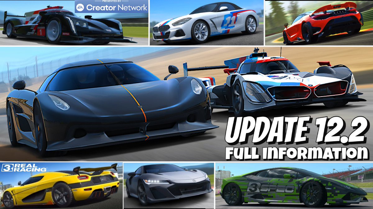 ME7_RR3's tweet photo. Update 12.2 Koenigsegg Jesko Absolut, BMW M Hybrid V8 LMDH &amp; More!! Check out the video 👉 https://t.co/wJKbgf9OkM @realracing https://t.co/1dubng0lEh