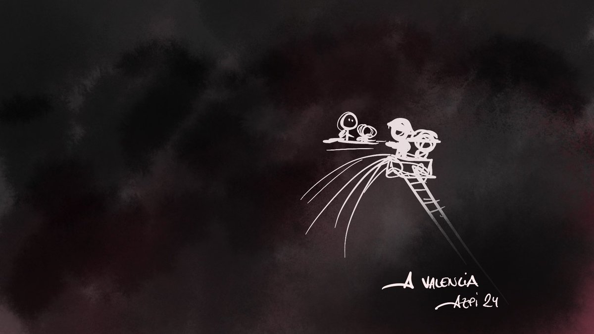 Blanco esperanza.
A las familias, a los bomberos, a los amigos, a los vecinos.
#valencia