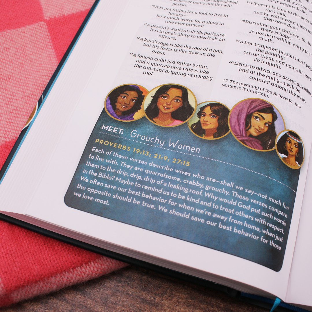 NIVBible's tweet photo. The NEW NIV Kingdom Girls Bible is for girls ages 8-12! With over 400 engaging features, this Bible highlights over 75 strong and faithful women of the Bible and demonstrates how their faith and strength can inspire young girls today. Take a closer look: https://t.co/gW0dOFmVRU https://t.co/jlnwAH48tz