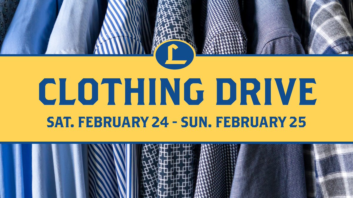 Join the LBAA and our partner schools for a clothing drive. Donations may be dropped off at Knott Hall on Saturday & Sunday, 2/24 and 2/25 from 10:00 a.m. until 2:00 p.m. New and gently used items will be accepted. Please bring your items sealed in plastic bags.