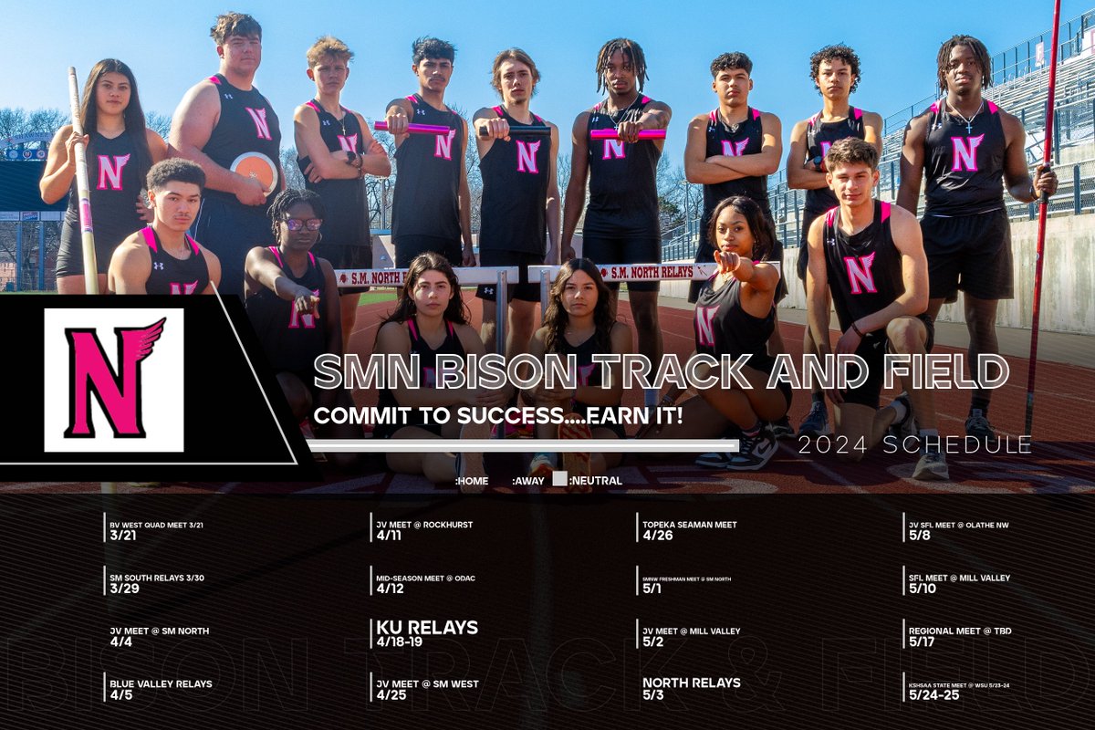 @SMNXC (@smnrunxc) on Twitter photo Monday is the beginning of the 2024 Track and Field season.  Let's go Bisons! Monday is the beginning of the 2024 Track and Field season.  Let's go Bisons!