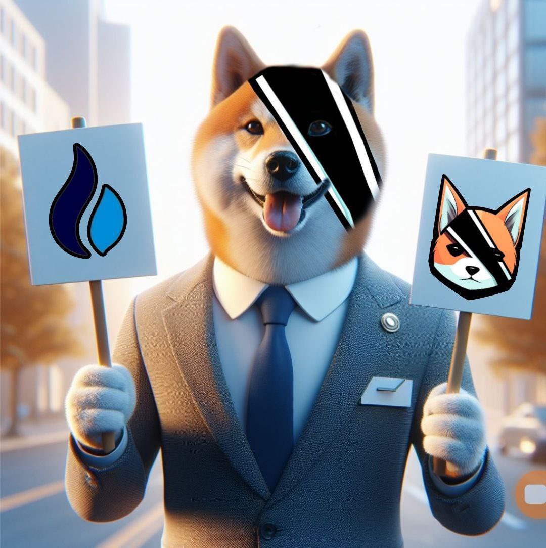 ByteXElon's tweet photo. Looks like someone's got a 'byte' of the crypto craze! 😄 @HuobiGlobal, which coin do you think deserves a treat? 🐶💼 #ByteToTheMoon #CryptoHumor https://t.co/9ipGz4WCCz