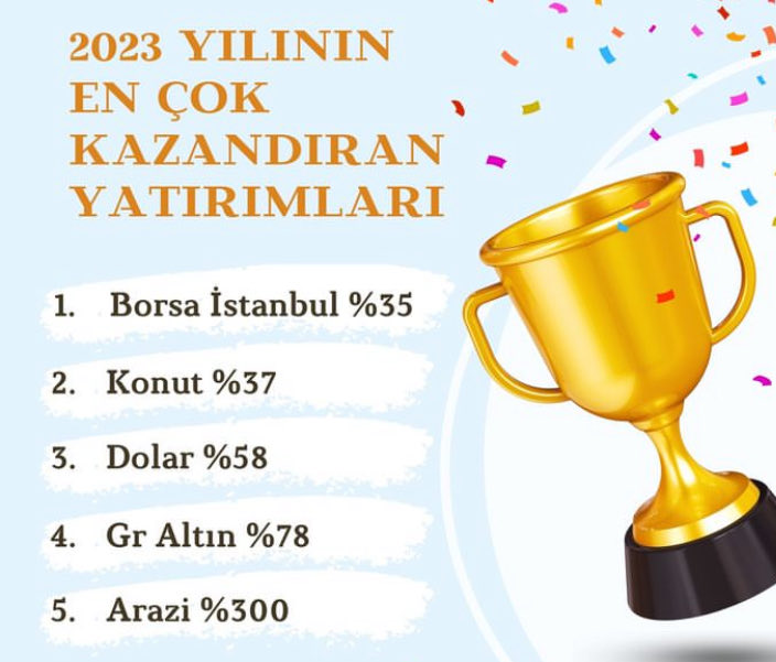 Risksiz tek yatirim aracı toprak.