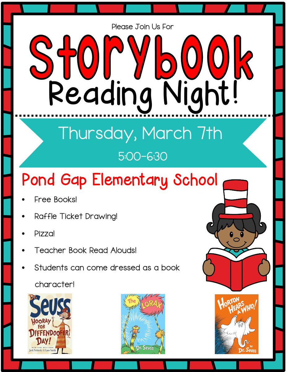 utk_uacs's tweet image. Please Join Us for Storybook Reading Night! Thursday, March 7th 5-6:30pm Pond Gap Elementary 📖🍄🌈🌞#utkuacs #uacssunbright #uacspondgap #utknoxville #CommunitySchools