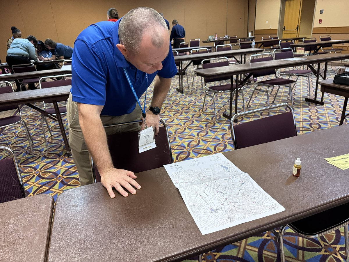 I had so much fun with GA Earth science teachers at #GSTA2024 searching for molybdenum deposits in this awesome activity from @oceansofdata Earth science course! They were so determined to be the first mining company to strike!