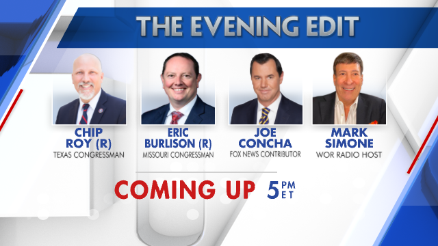 .@AGAndrewBailey 
<a href="/BPUnion/">Border Patrol Union - NBPC</a>'s Brandon Judd
<a href="/LeezaGarber/">Leeza Garber</a> 
<a href="/guypbenson/">Guy Benson</a> 
<a href="/RepChipRoy/">Rep. Chip Roy Press Office</a> 
<a href="/RepEricBurlison/">Rep. Eric Burlison</a> 
<a href="/JoeConchaTV/">Joe Concha</a>  
<a href="/MarkSimoneNY/">MARK SIMONE</a> 

Joining us tonight on The Evening Edit 5PM ET/2PM PT on <a href="/FoxBusiness/">FOX Business</a> with <a href="/LizMacDonaldFOX/">Elizabeth MacDonald</a> . Be sure to tune in!