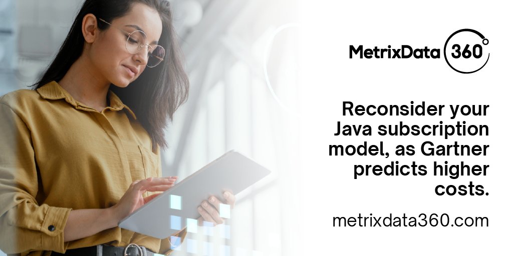 austinmik's tweet image. Reconsider your Java subscription model, as Gartner predicts higher costs. Stay informed and make strategic decisions with insights from #MetrixData 360. Learn more. #JavaUpdates #StrategicDecisions
hubs.li/Q02hjZFT0