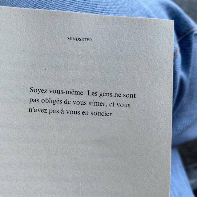 Mindset_FR's tweet photo. Soyez vous-même https://t.co/faFB6byOCH