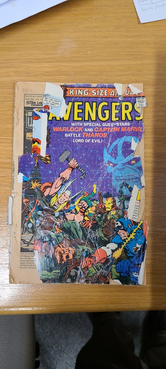 I know that @CartoonKayfabe has over 1700 videos, and I've only scratched the surface, but I thought I'd take a chance at suggesting some ideas for future Kayfabery.

How about Jim Starlin's 1977 classic stories from Avengers Ann. 7 and MTIO Ann. 2?