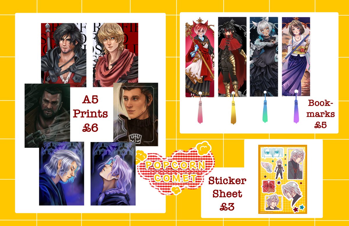 My catalog for Kupocon Pom Central this weekend! see you guys soon 💛♥️