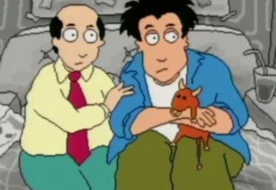 dickandcomix's tweet photo. I always knew Ben Katz would someday become a killing machine. #jonbenjamin https://t.co/514bNFcU0G